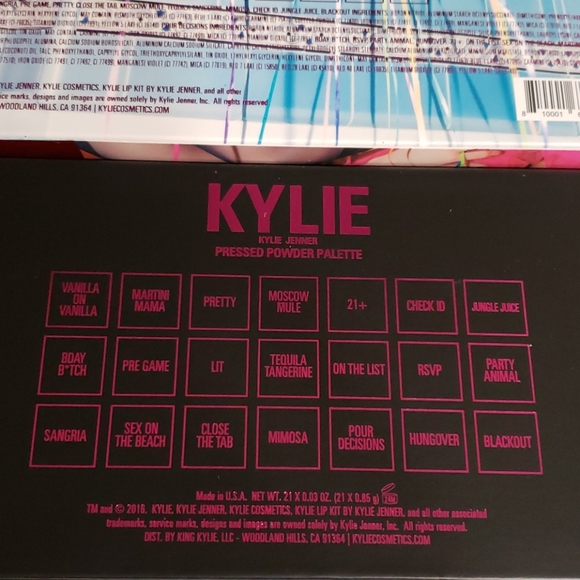 BUNDLE KYLIE JENNER SIPPING PRETTY PALETTE AND NOVA LIPSTICK - Picture 10 of 12